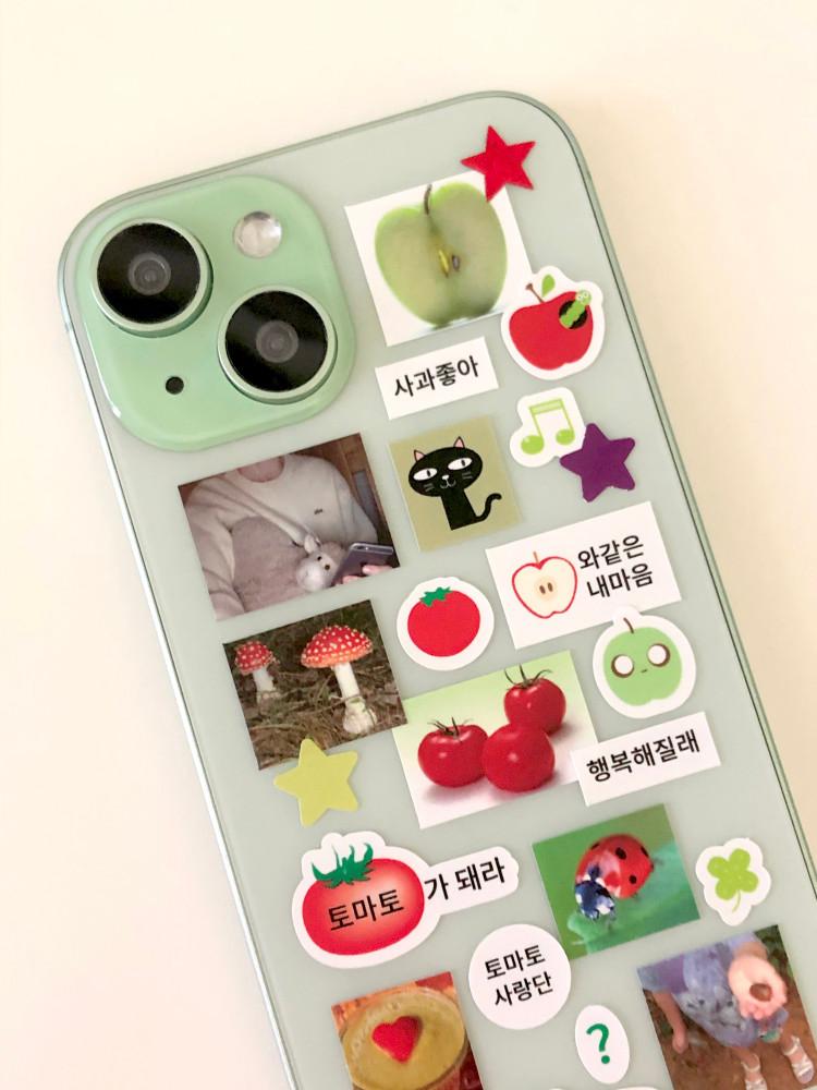귀여운 다이어리 꾸미기 다꾸 스티커 6종
