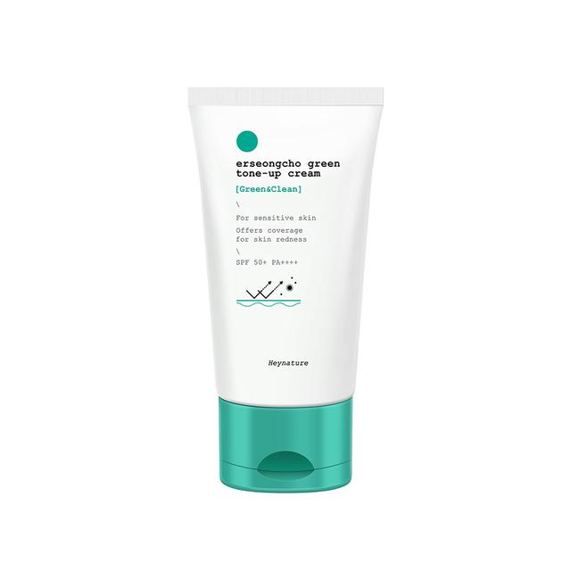 헤이네이처 어성초 그린 톤업 크림 50ml (SPF 50+) /순한 무기자차 톤업 선크림