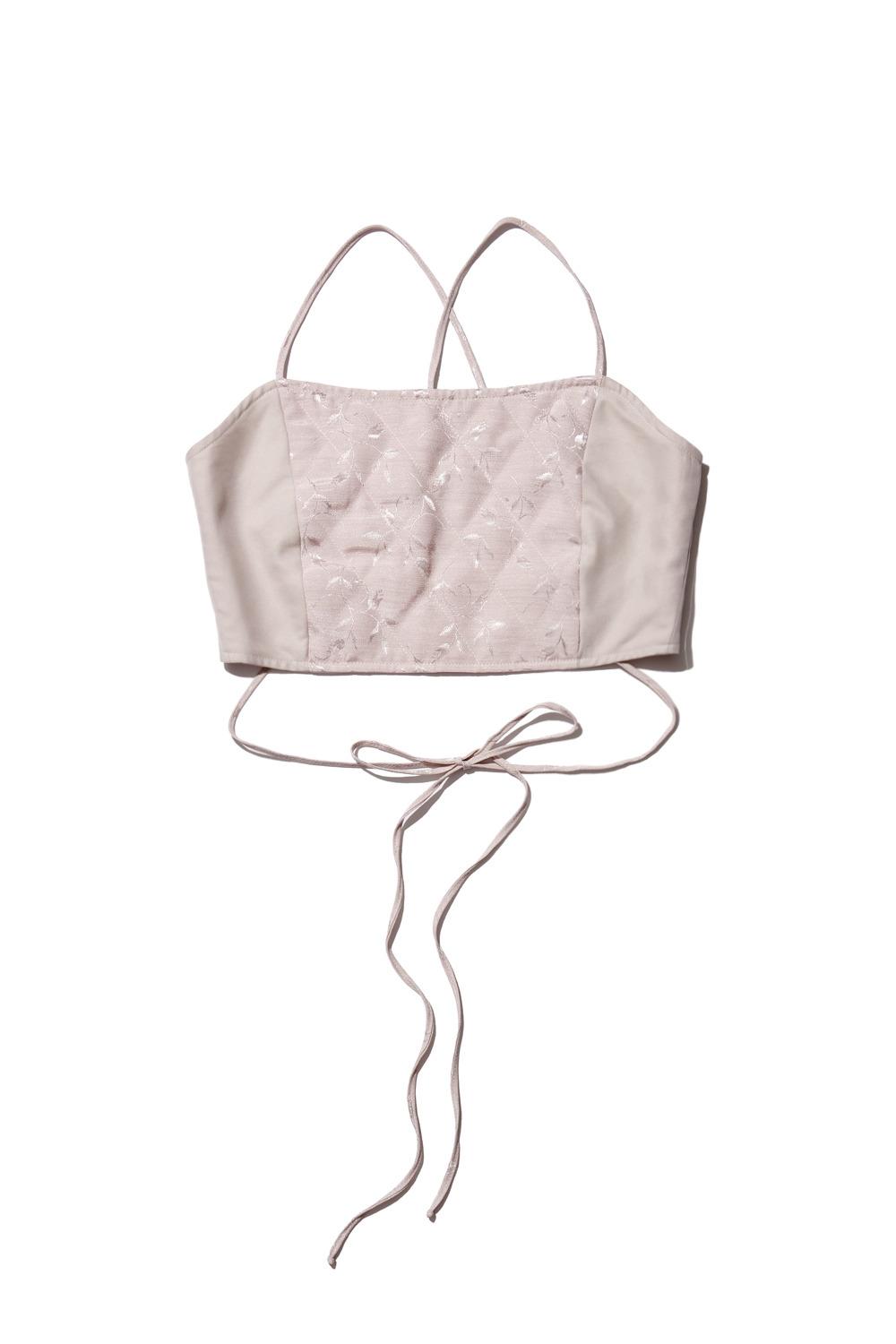 QUILTED BUSTIER_CREAM
