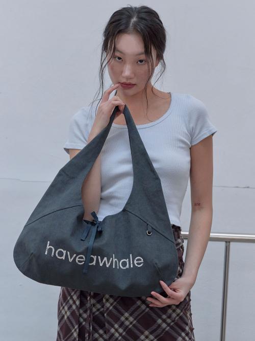 cotton baguette eco bag (DG)