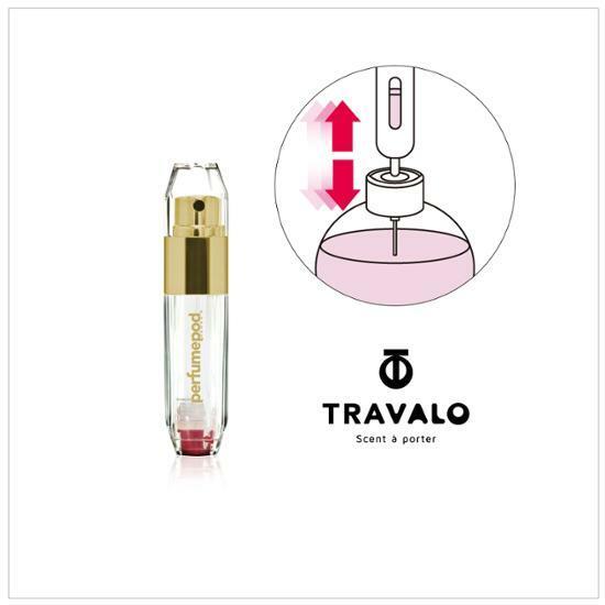 트라발로 향수공병 퍼퓸팟 크리스탈 골드