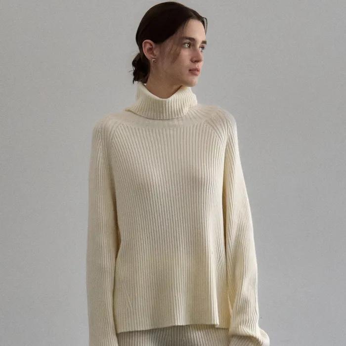 SNUG TURTLENECK KNIT_2COLOR