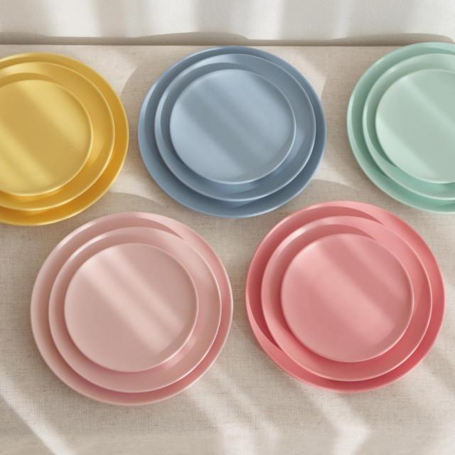 밤비 플레이트 (5colors, 3size) / 무광접시 / 파스텔 도자기 / 카페 디저트 접시 / 홈카페 플레이팅