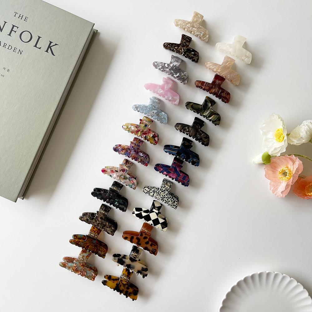 프랑스핀 커브 미니 반머리 집게핀