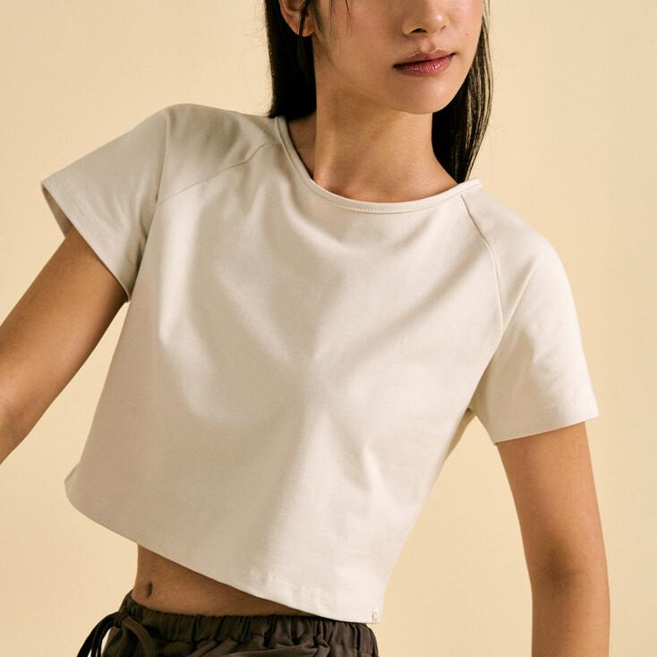 Surya crop top (Creme brulee)