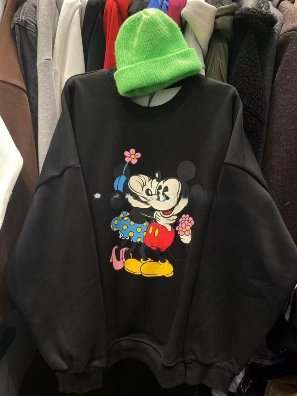 빅사이즈 미키 3컬러 가을 겨울 맨투맨 티셔츠