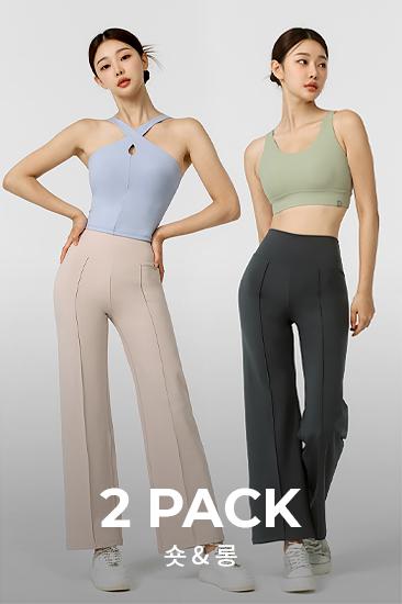 컴포트파인 크로스넥 크롭탑 코코넛크림