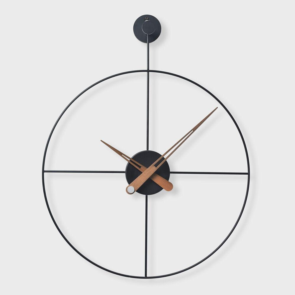 21리뉴얼-와이어벽시계 원형(BK/WH)