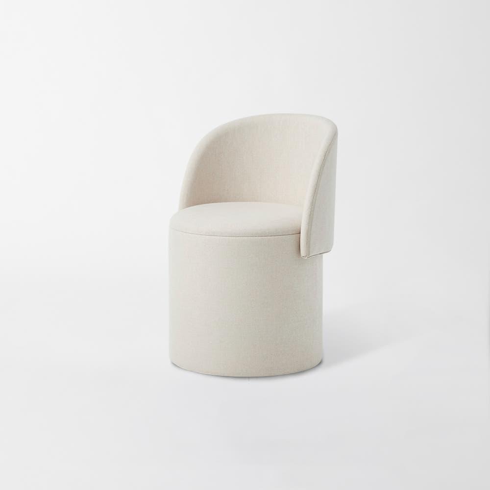 한샘 폴딩 수납스툴 등받이 화장대 의자 한샘온라인