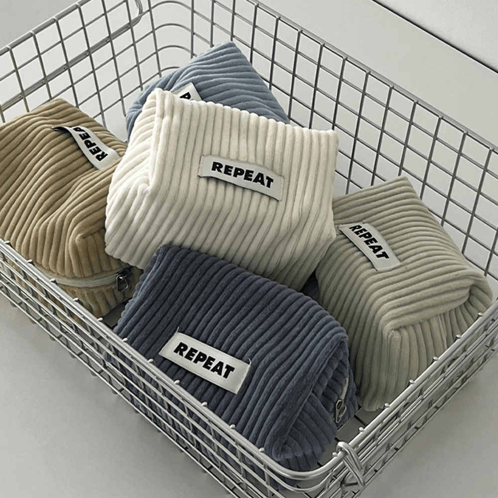 파우더리 스퀘어 파우치 (5colors)