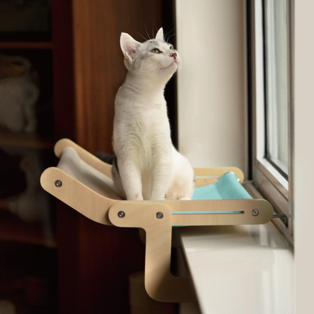 고양이 창문 창틀 해먹