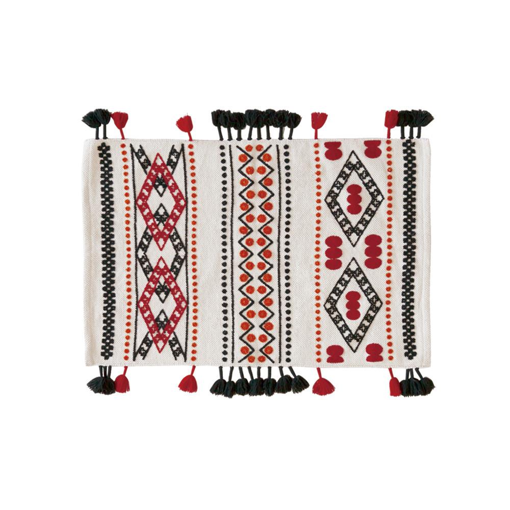 타라 엠보싱 코튼러그 Tara Embroidered Rug