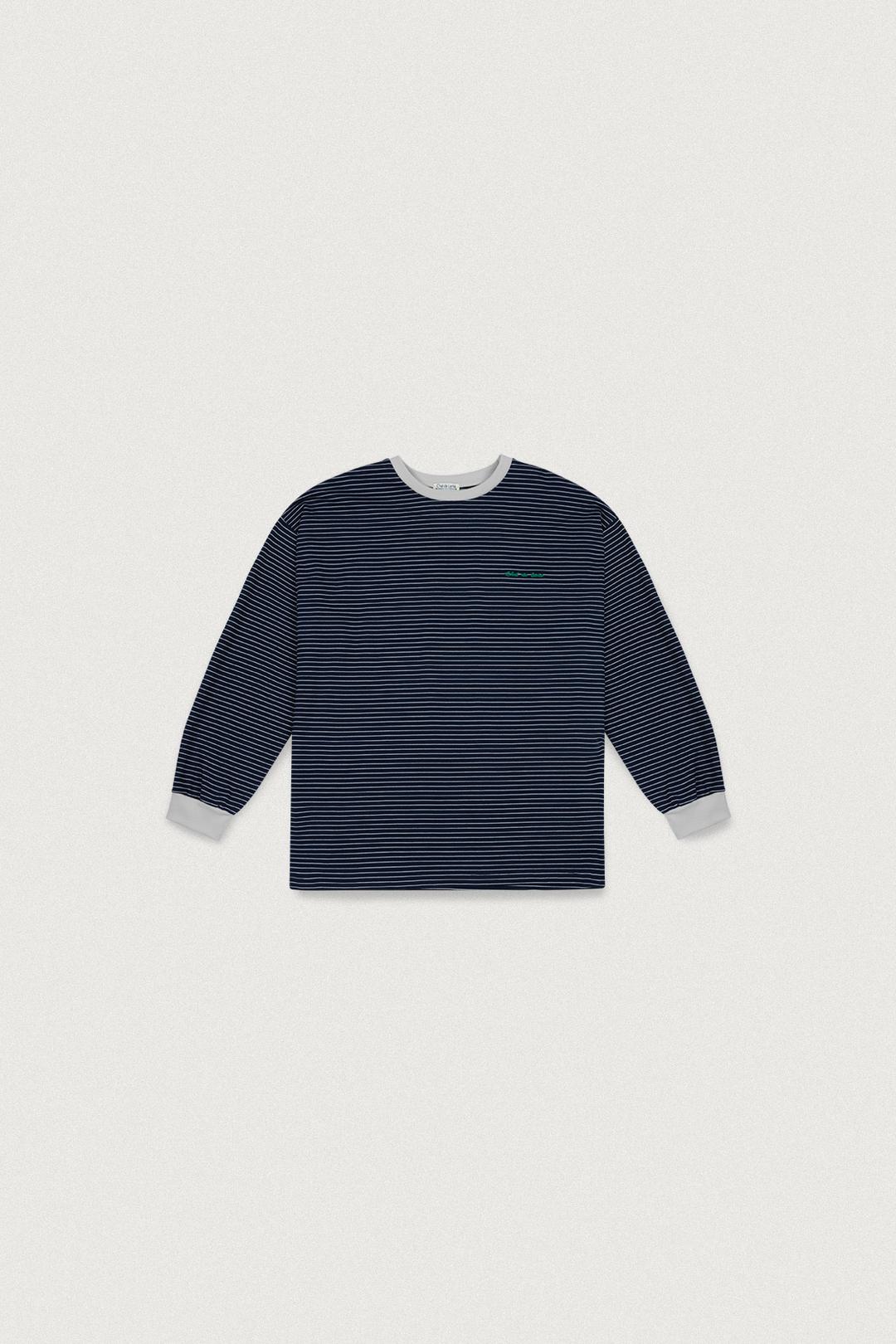 MULTI STRIPE T-SHIRT [NAVY]