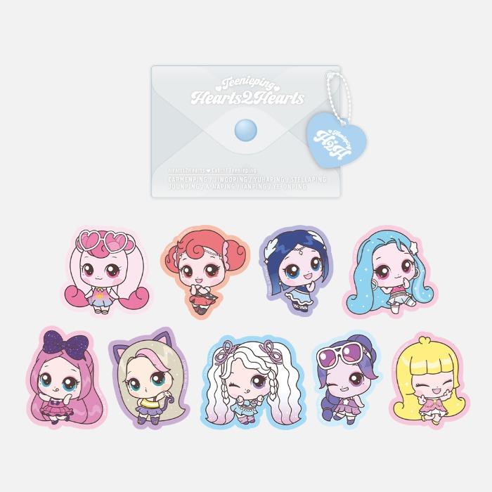 Hearts2Hearts Teenieping X Hearts2Hearts - STICKER POUCH SET