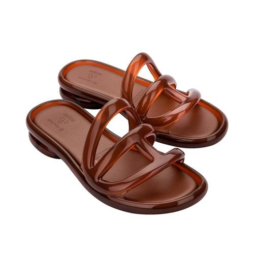 멜리사X텔파 젤리 슬라이드 브라운