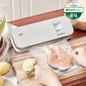 푸드세이버 컴팩트 진공포장기 화이트 VS1184-071+진공밀봉롤 20cm 2개+핸디형 밀봉기