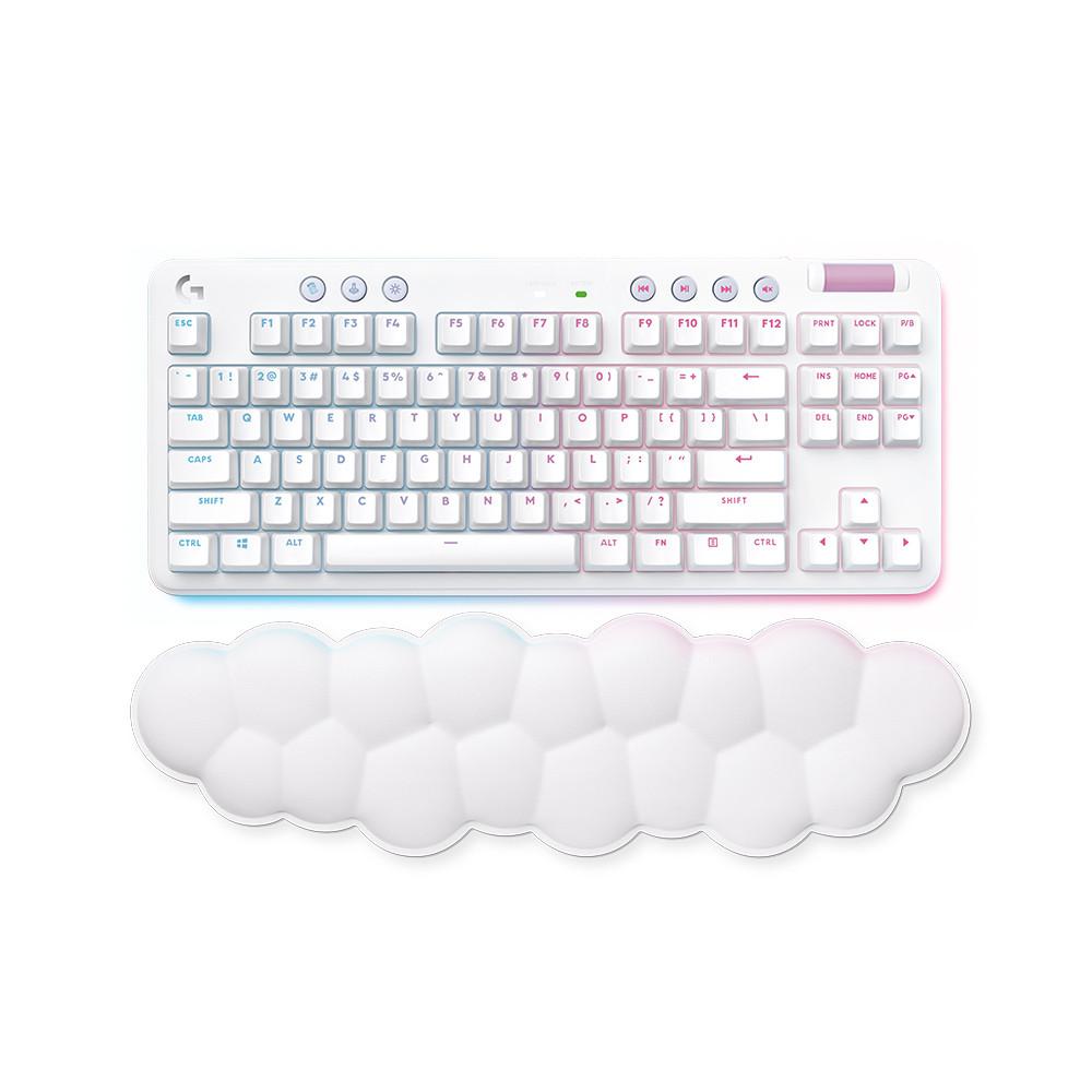 [국내정품 2년 보증] 로지텍코리아 G715 오로라 컬렉션 RGB 텐키리스 PBT 무선 게이밍 기계식 키보드 적축