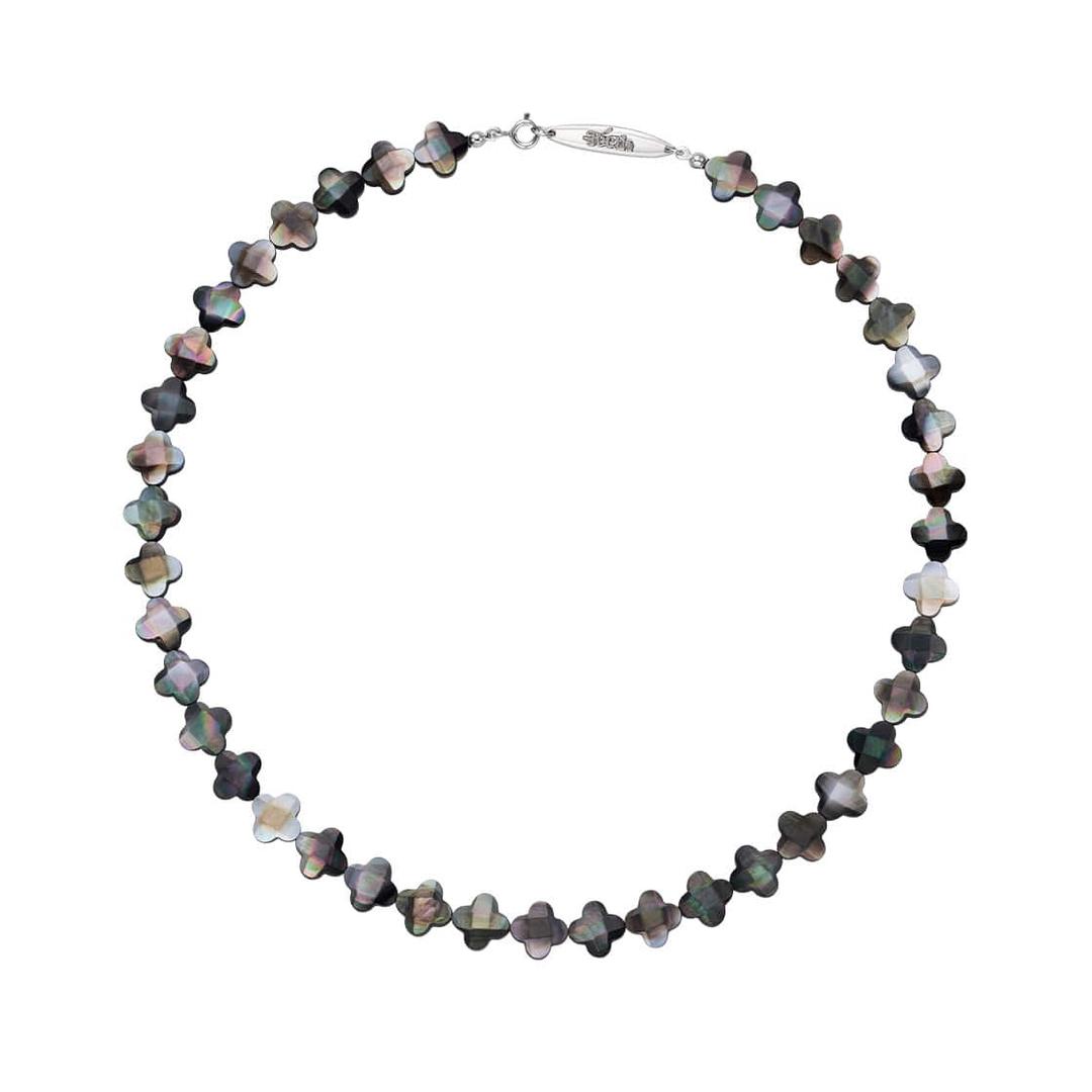 Mother of Pearl Necklace (Black)