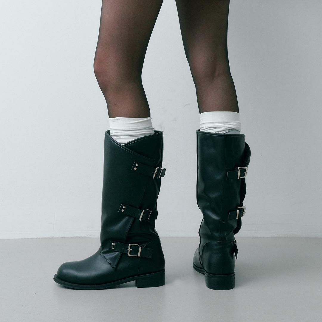 험프리 폴딩 퍼 부츠 412548003(3.5cm)