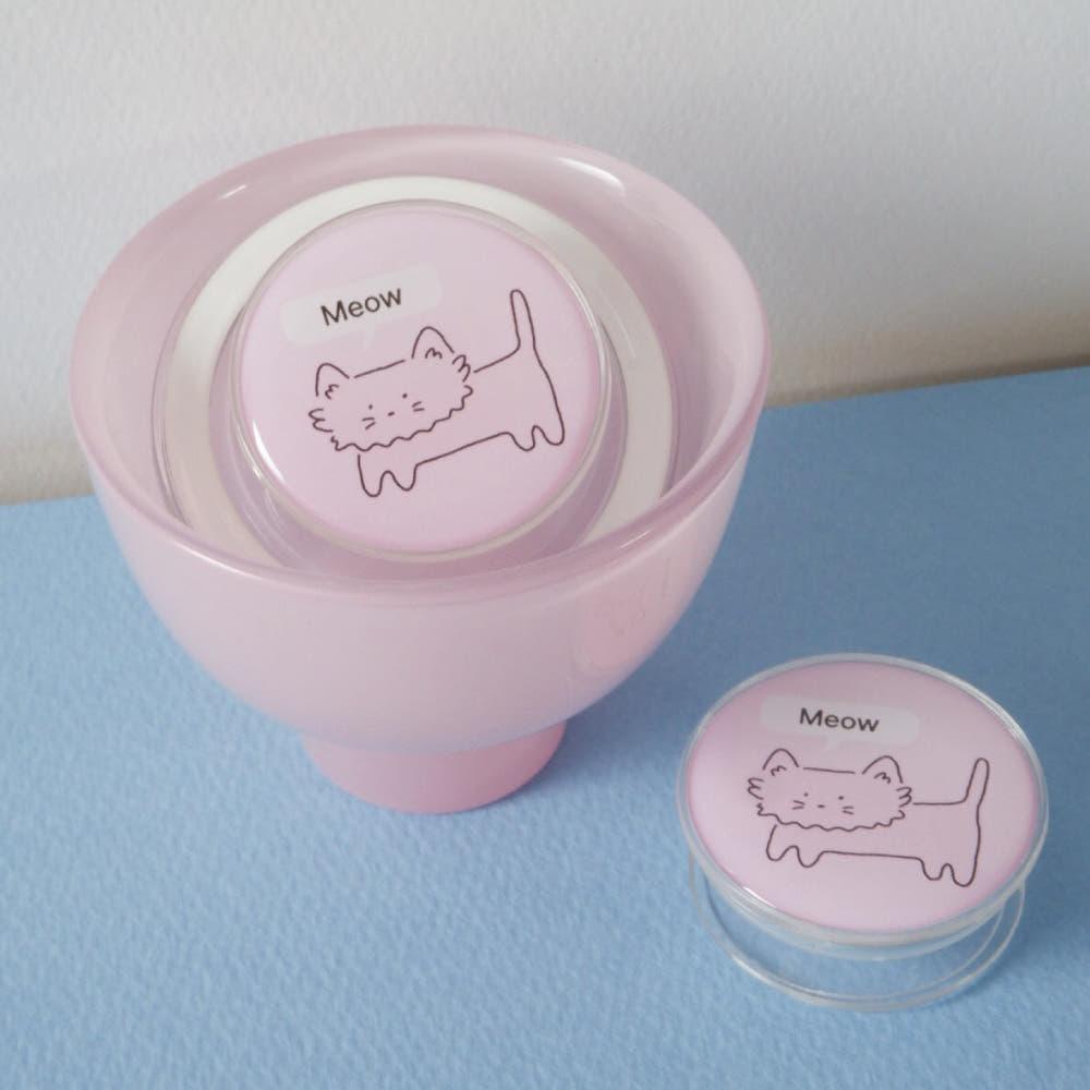 핸드폰손걸이 자석 스마트톡 캐릭터 에폭시톡 / 미야옹 베이비미미(핑크) 핑거톡