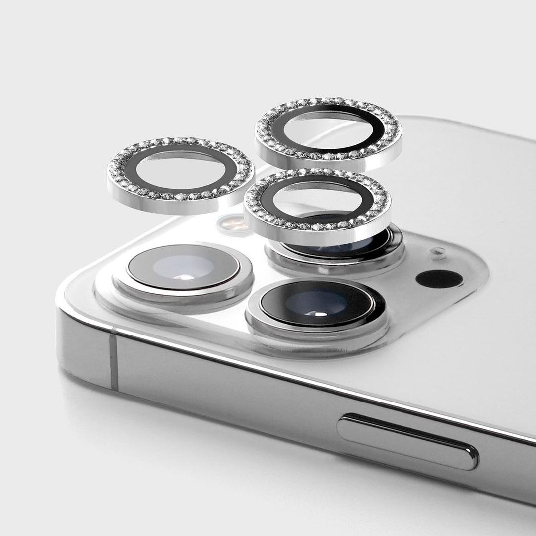 iPhone 14 Pro & 14 Pro Max Camera Lens Gem - Silver