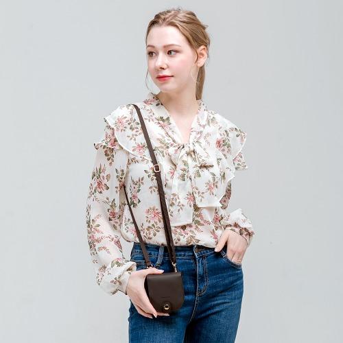 [WLR] 가죽 미러 립 파우치 백