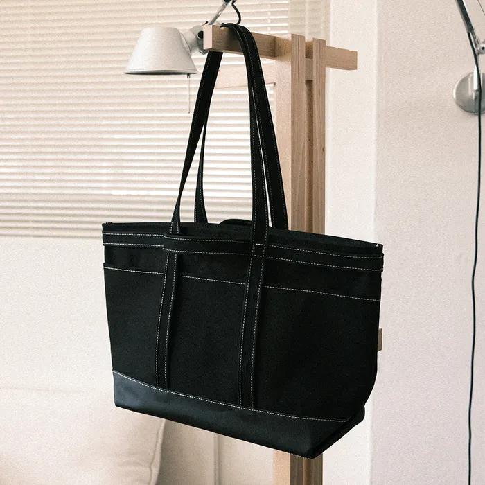 [노이에] CANVAS TOTE BAG_black