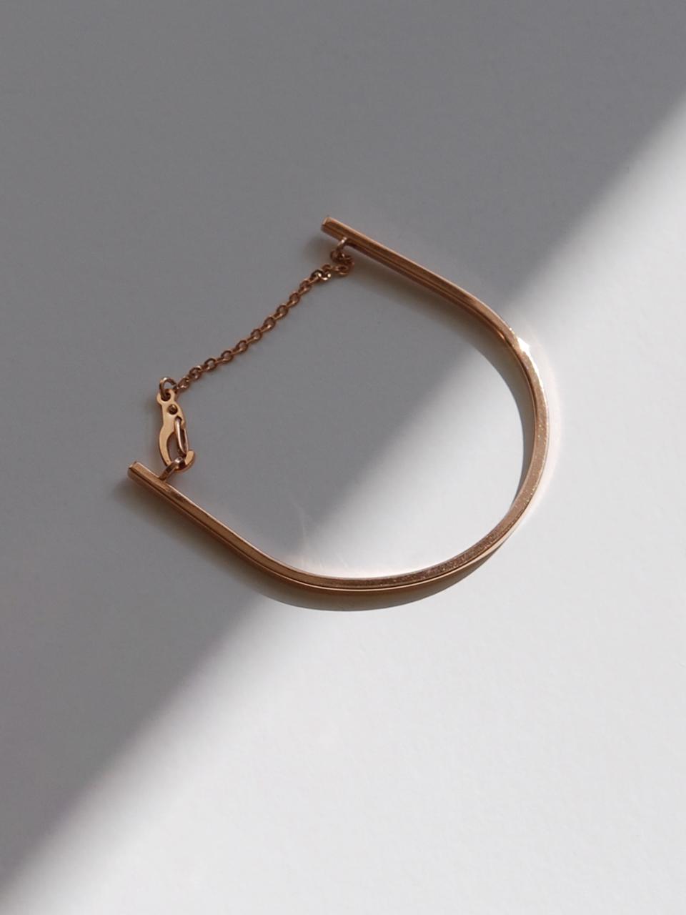 Clean Line Silver Thin Bangle
