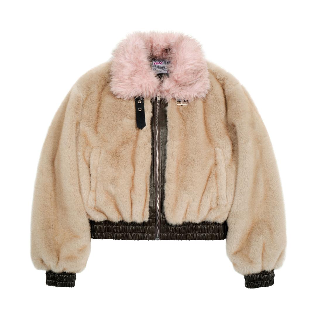 퍼 라이더 자켓_베이지