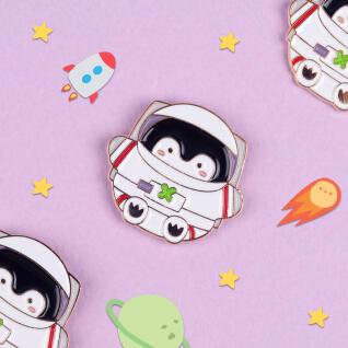 코우펜짱 골드 핀뱃지 우주비행사