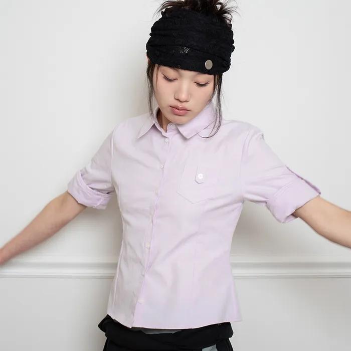[2차 리오더] ROLL UP OXFORD SHIRT (PALE PINK)