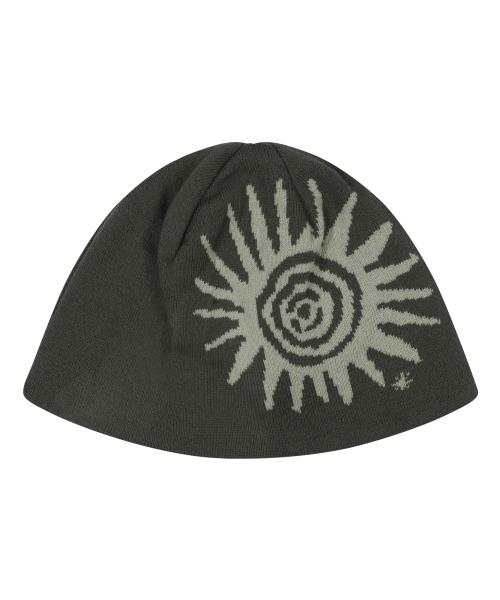 Sun Jacquard Beanie (Khaki)