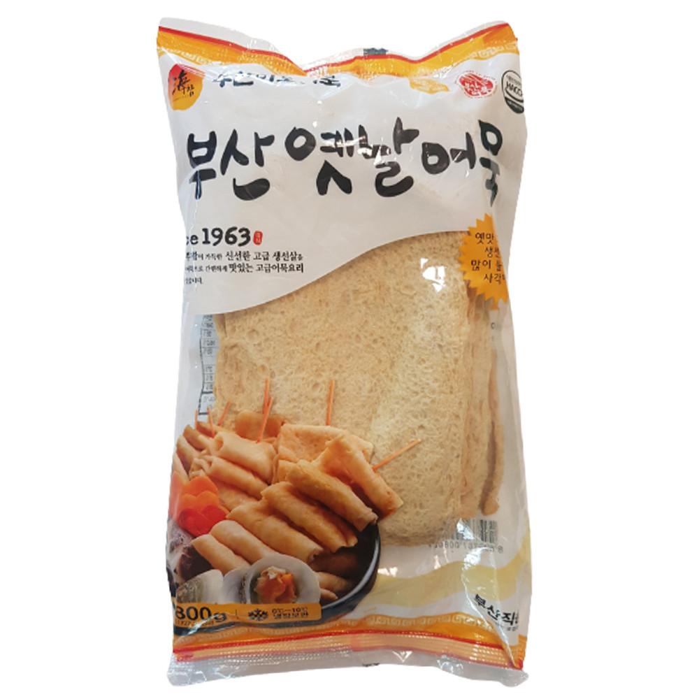 부산 미도 옛날어묵 꼬치 사각 상천 800g