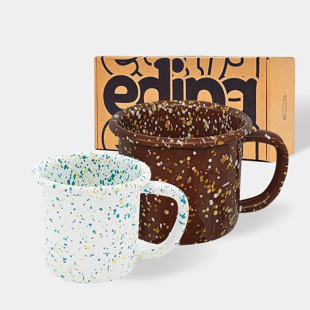 에딩 머그컵 S+L SIZE 2P GIFT BOX (10종택2)