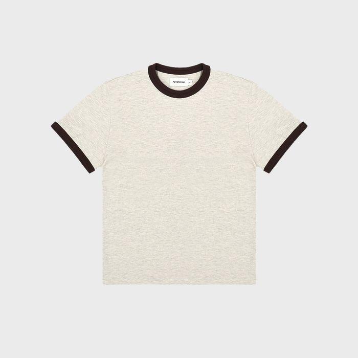 Double Crewneck Ringer T_Oatmeal