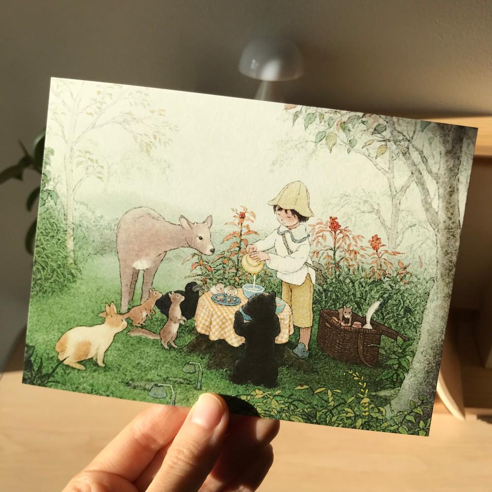 숲 속의 찻자리