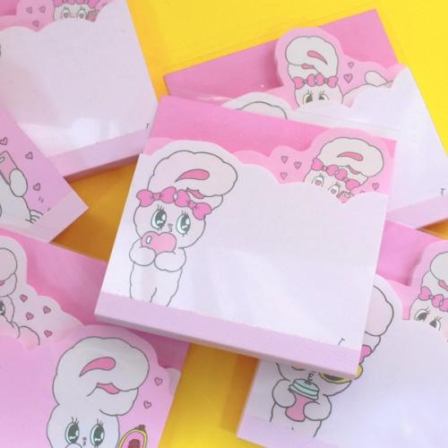 에스더버니 핑크메모패드