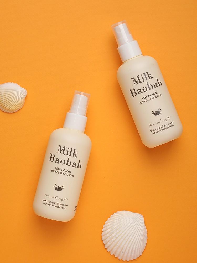 밀크바오밥 헤어 오일 미스트 120ml / 윤기보습