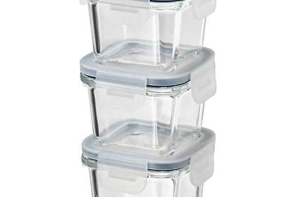 IKEA 365 식품보관용기 뚜껑 180ml 3개