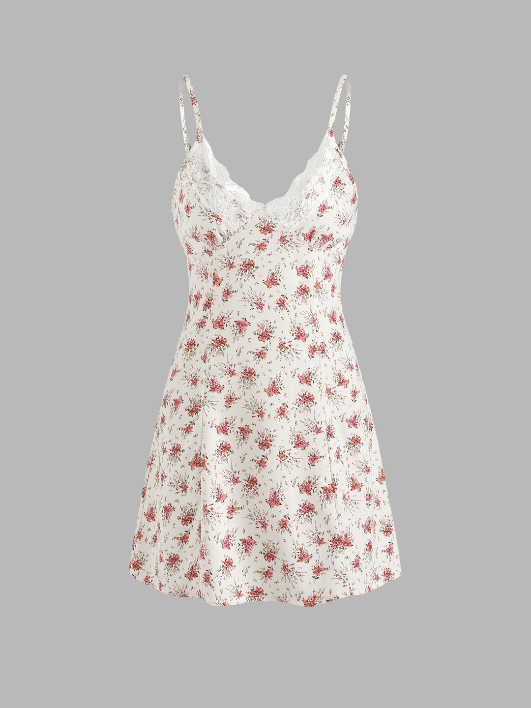 Ditsy Floral Lace Mini Dress