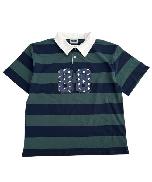 88 Stripe Rugby Shirt ((d/green*navy))
