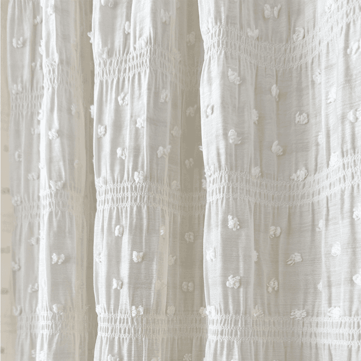 PomPom 커튼 - 130 x 50cm (바란스커튼)