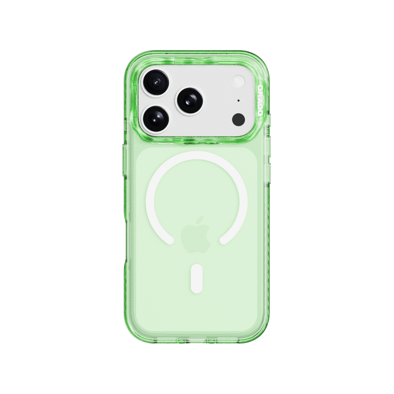 MAGSAFE LAYERS FRAME CASE - CLEAR GREEN