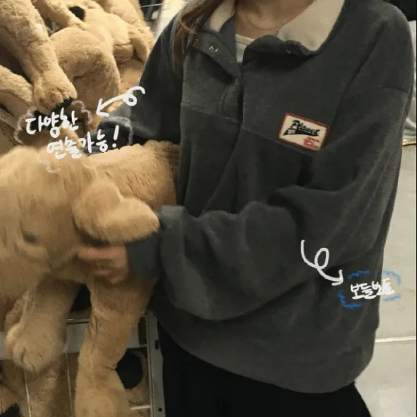 [코디 필수템🤍] 소프트 터치 fleece mtm- (3 color)