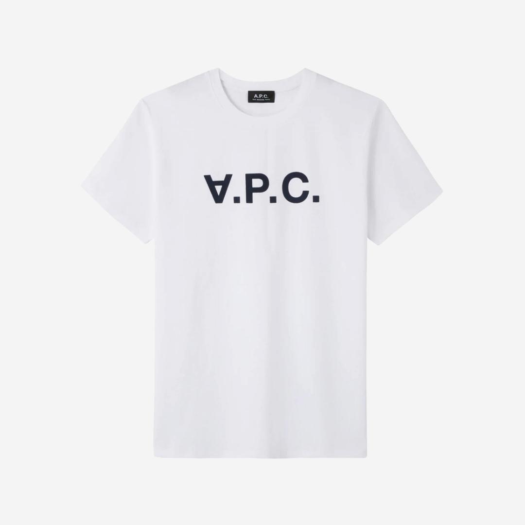 A.P.C. VPC T-Shirt White Dark Navy