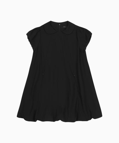 BALLOON MINI DRESS, BLACK