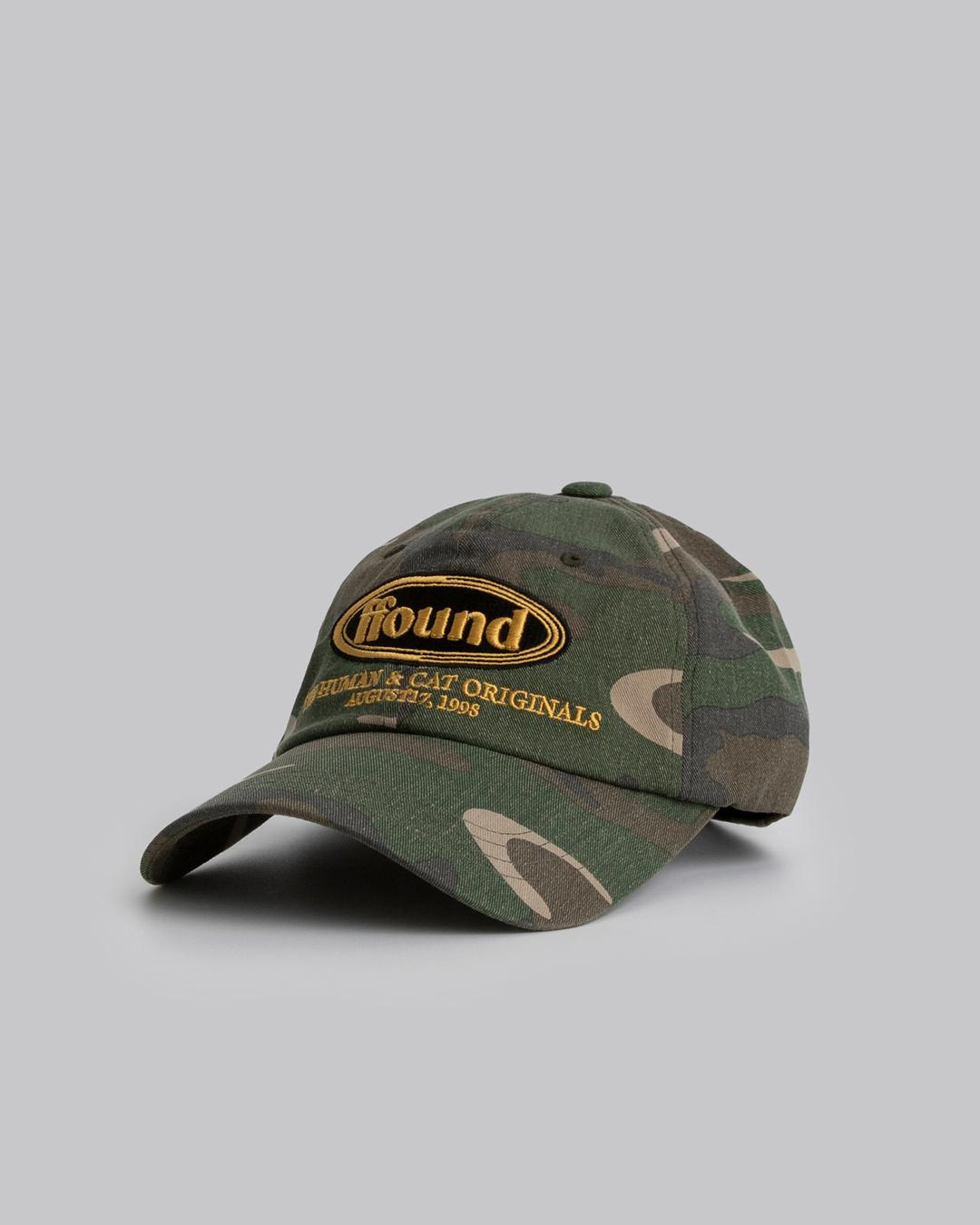 FFOUND VINTAGE CAMO BALL CAP / BROWN