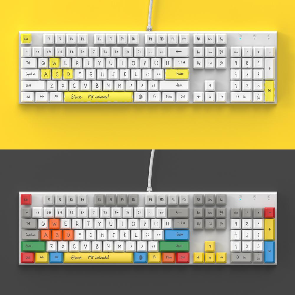 너드 키보드 nerd keyboard keycap set 디자인 키보드 키캡 세트