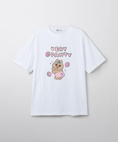 [빤쮸토끼] 오빤쮸 반팔 티셔츠(PINK)_SPRLF37U10