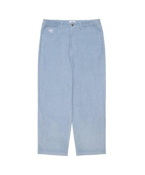 SELLER LOGO CORDUROY PANTS LIGHT BLUE(CV2CFMPA12A)